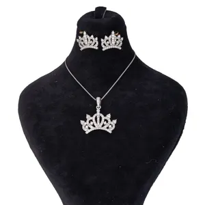 نیم ست نقره زنانه کد 2053