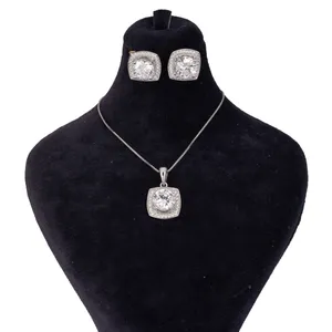 نیم ست نقره زنانه کد 2057