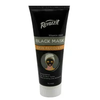 ماسک صورت رینوزیت مدل Black carbon active حجم 75 میلی لیتر