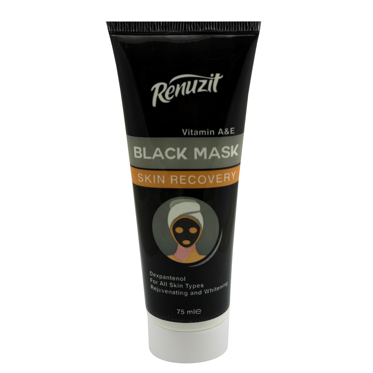 ماسک صورت رینو زیت مدل Black mask carbon active حجم 75 میلی لیتر -  - 1