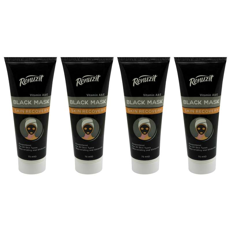 ماسک صورت رینو زیت مدل Black mask carbon active حجم 75 میلی لیتر مجموعه 4 عددی ماسک صورت رینو زیت مدل Black mask carbon active حجم 75 میلی لیتر مجموعه 4 عددی