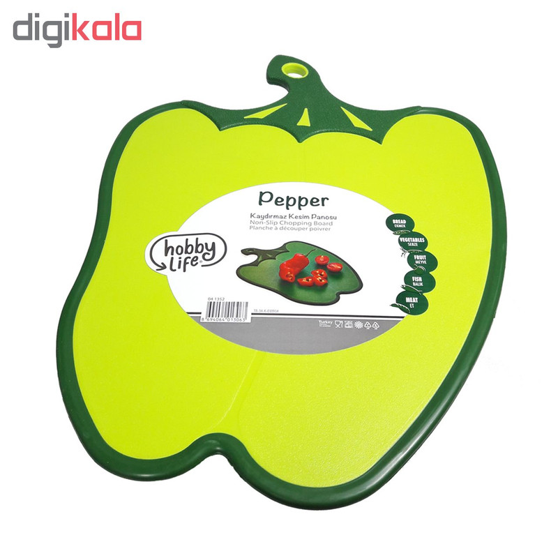 تخته برش هوبی لایف طرح فلفل مدل 1352 تخته برش هوبی لایف طرح فلفل مدل 1352