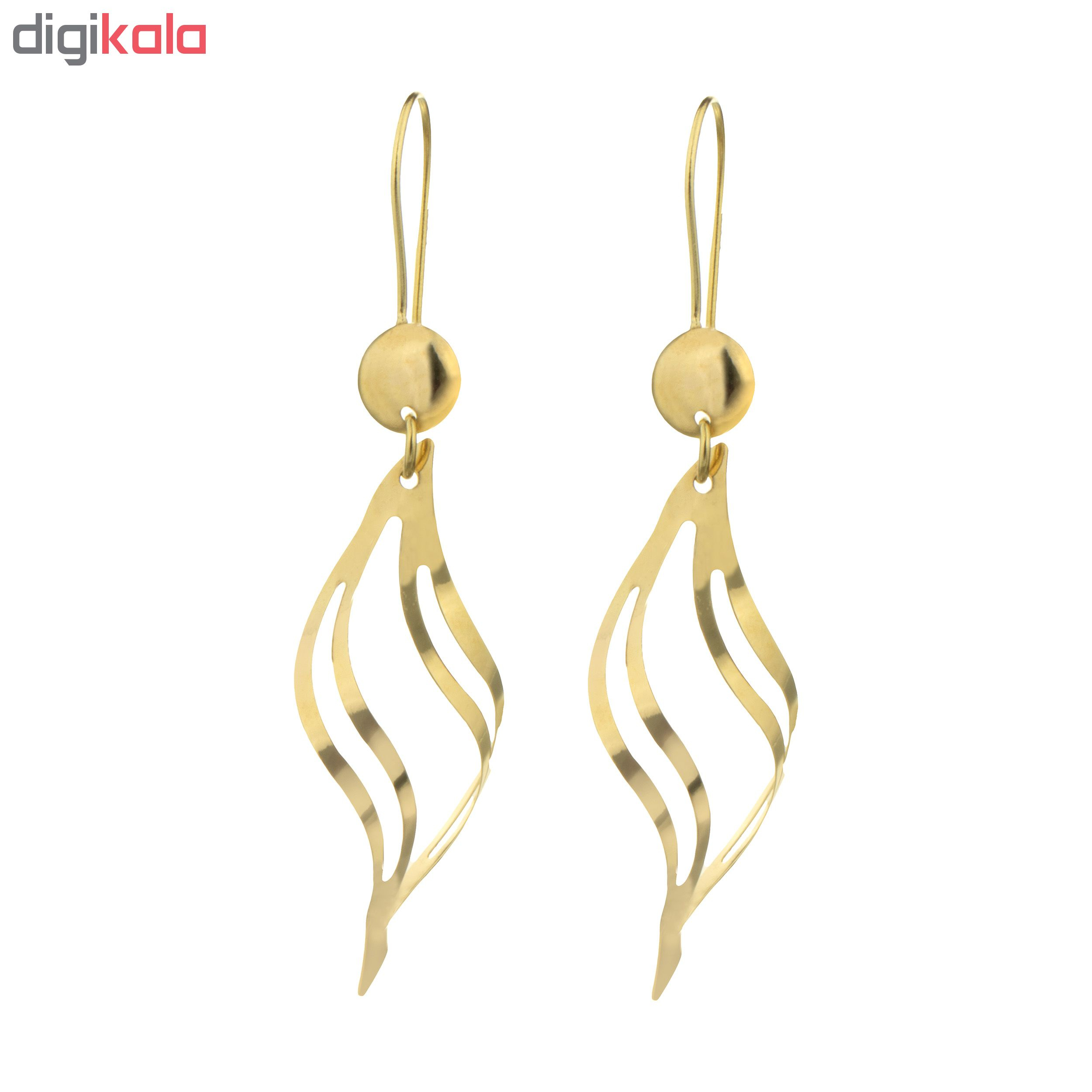 گوشواره طلا 18 عیار زنانه گالری گیرا کد 112