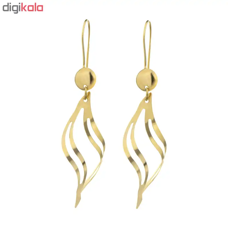 گوشواره طلا 18 عیار زنانه گالری گیرا کد 112
