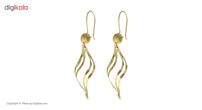 گوشواره طلا 18 عیار زنانه گالری گیرا کد 112