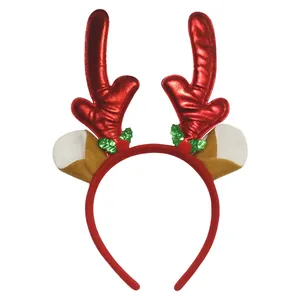 تل مو نوزادی دخترانه طرح شاخ گوزن مدل کریسمس کد M129