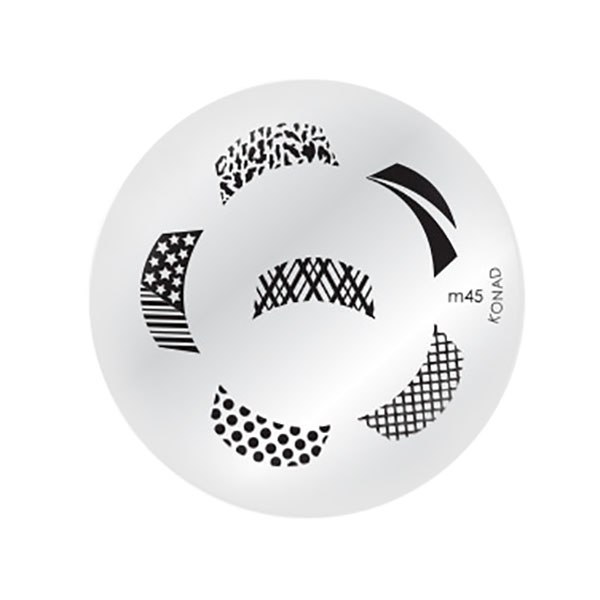 شابلون طراحی ناخن کناد کد m45