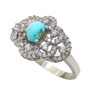 انگشتر نقره زنانه کد 17570