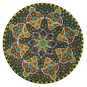 بشقاب میناکاری مدل Plt-C-Gr44-25