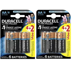 باتری قلمی دوراسل مدل Ultra Power Duralock  بسته 12عددی