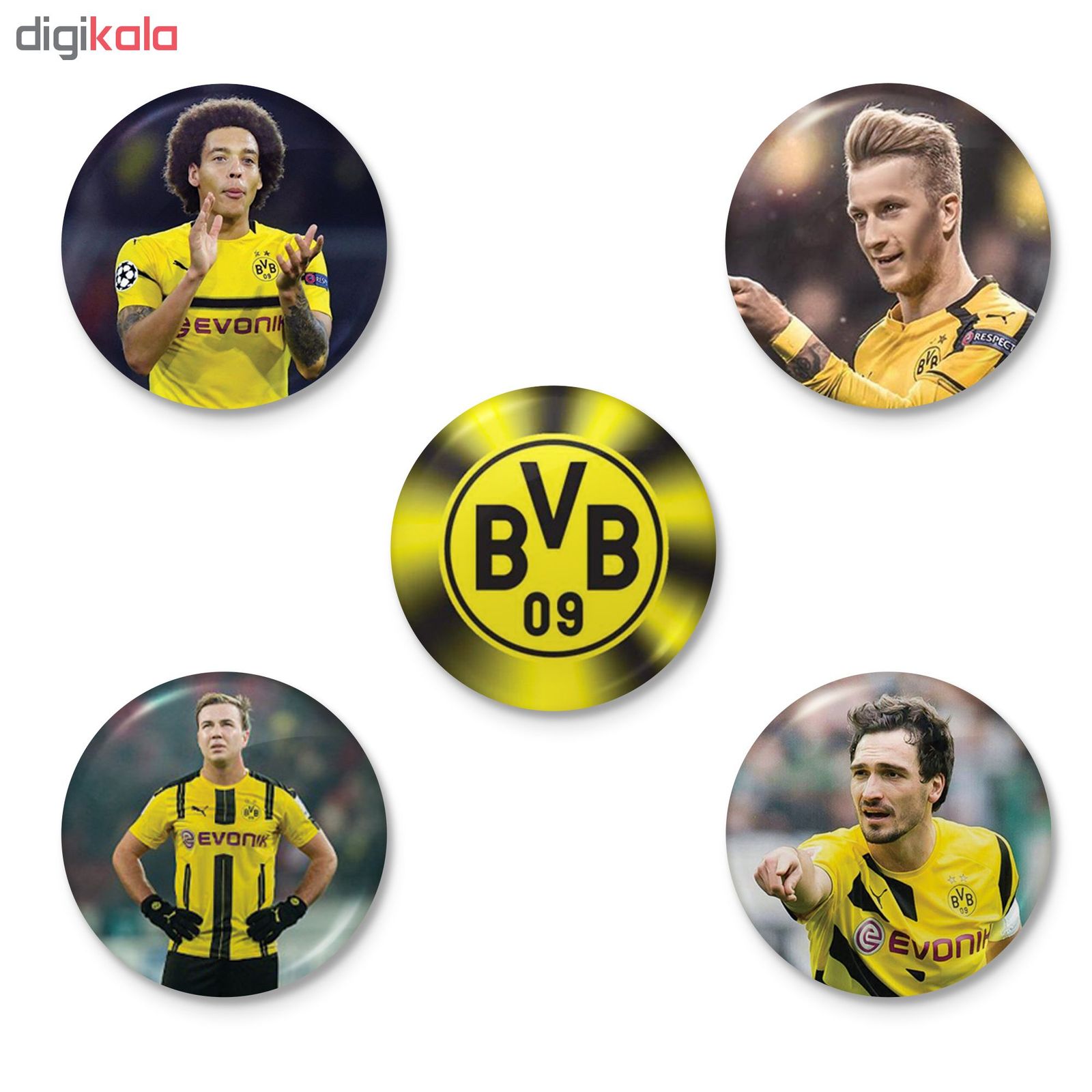 پیکسل طرح دورتموند کد 26.15 مجموعه 5 عددی -  - 2