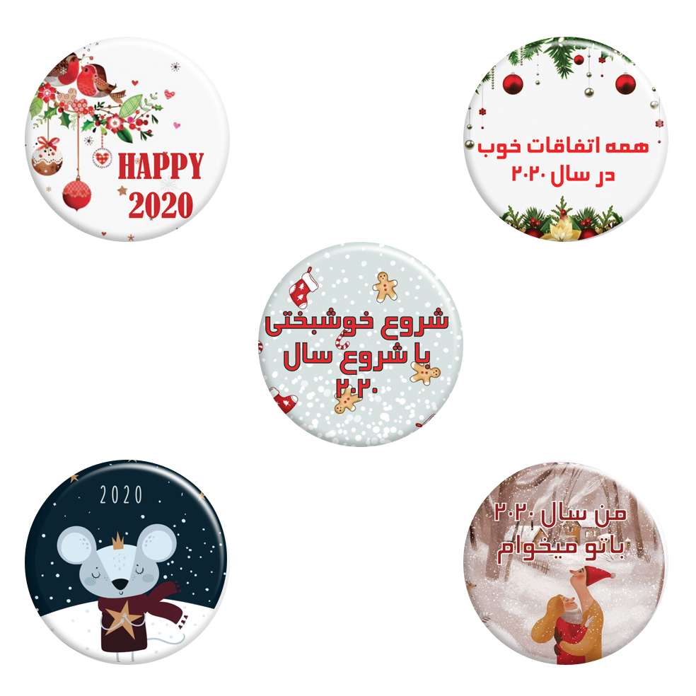 پیکسل مدل کریسمس کد 003 مجموعه 5 عددی