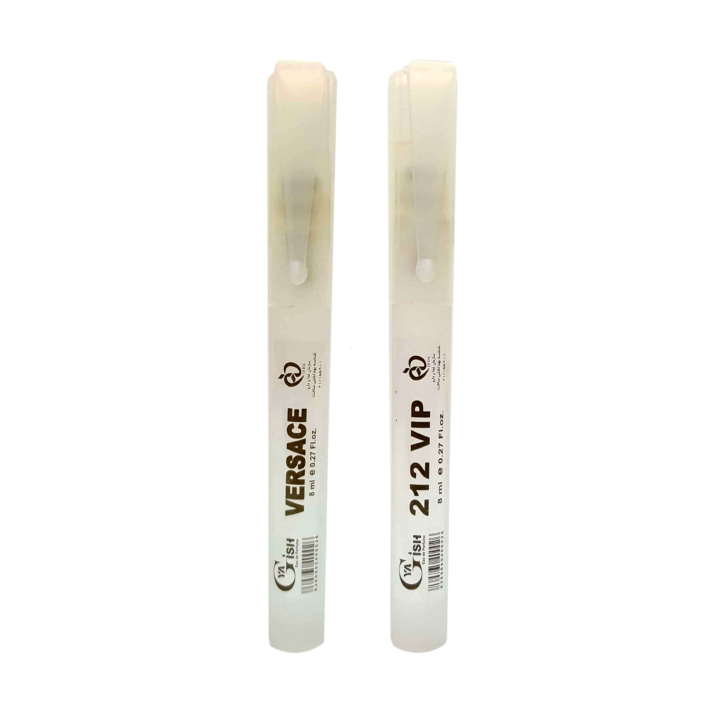 عطر جیبی زنانه یاغیش مدل C-01 حجم 8 میلی لیتر مجموعه 2 عددی