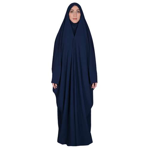 چادر لبنانی شهر حجاب کد 01 رنگ سورمه ای