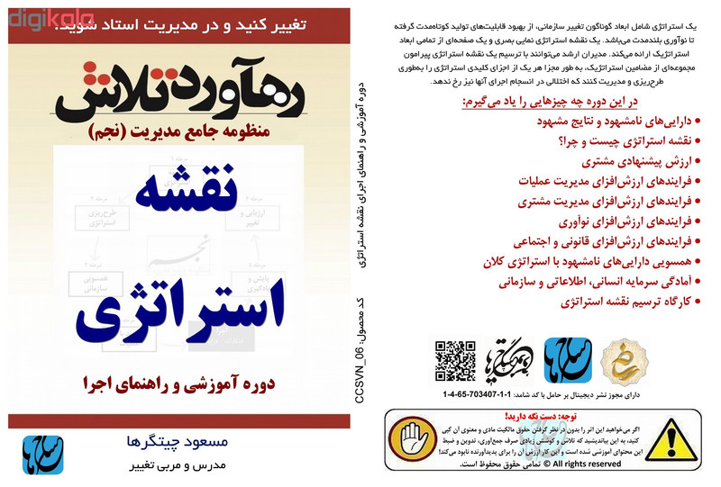 ویدئو آموزش نقشه استراتژی نشر مکتب تغییر چیتگرها