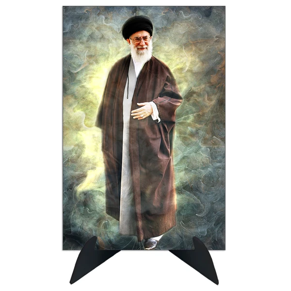 تابلو شاسی ترمه 1 طرح آیت الله خامنه ای مدل TR03