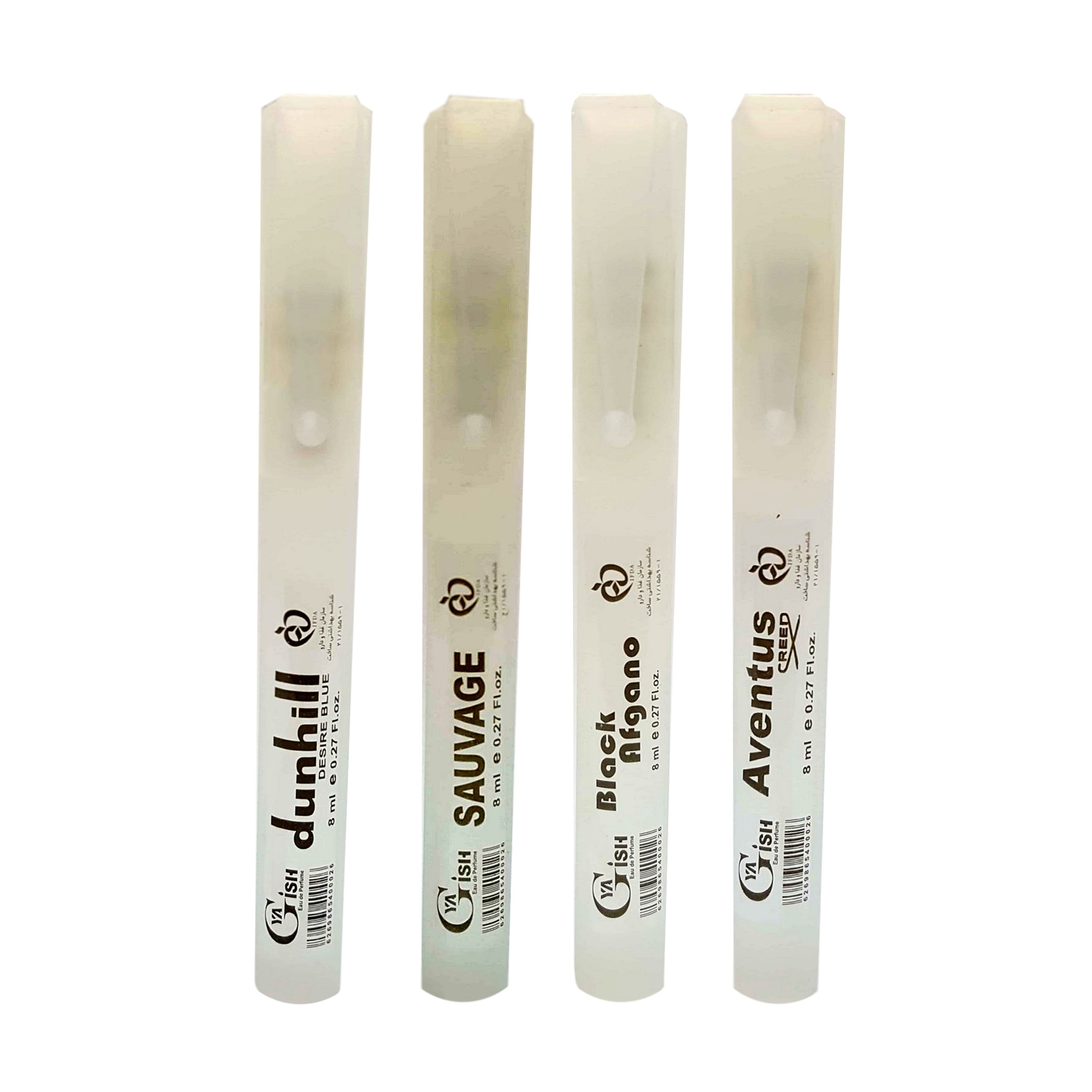 عطر جیبی زنانه یاغیش مدل B-05 حجم 8 میلی لیتر مجموعه 4 عددی