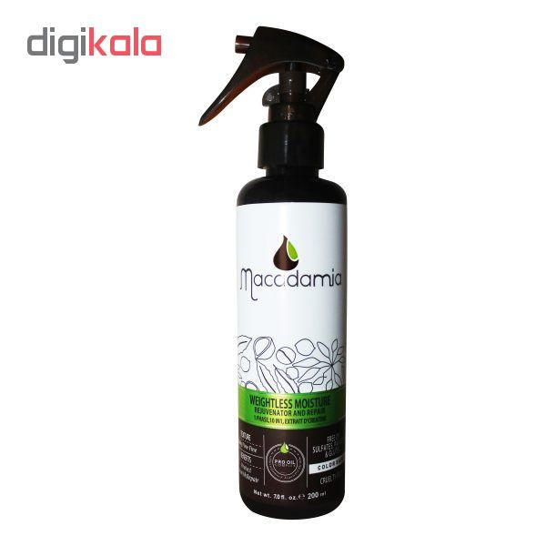 اسپری مو ماکادامیا مدل Weightless Moisture حجم 200 میلی لیتر اسپری مو ماکادامیا مدل Weightless Moisture حجم 200 میلی لیتر