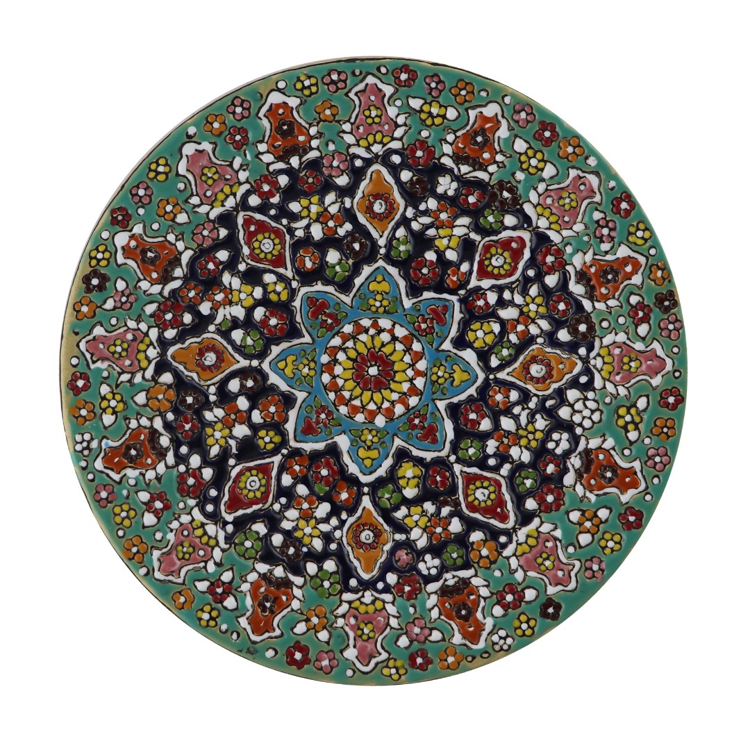 بشقاب میناکاری  مدل B25M9