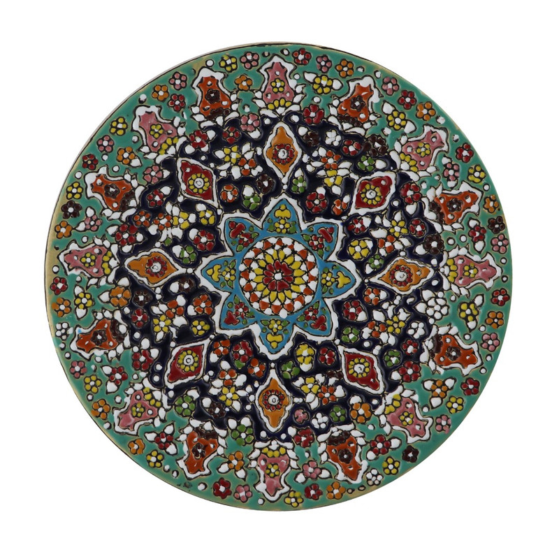 بشقاب میناکاری  مدل B25M9