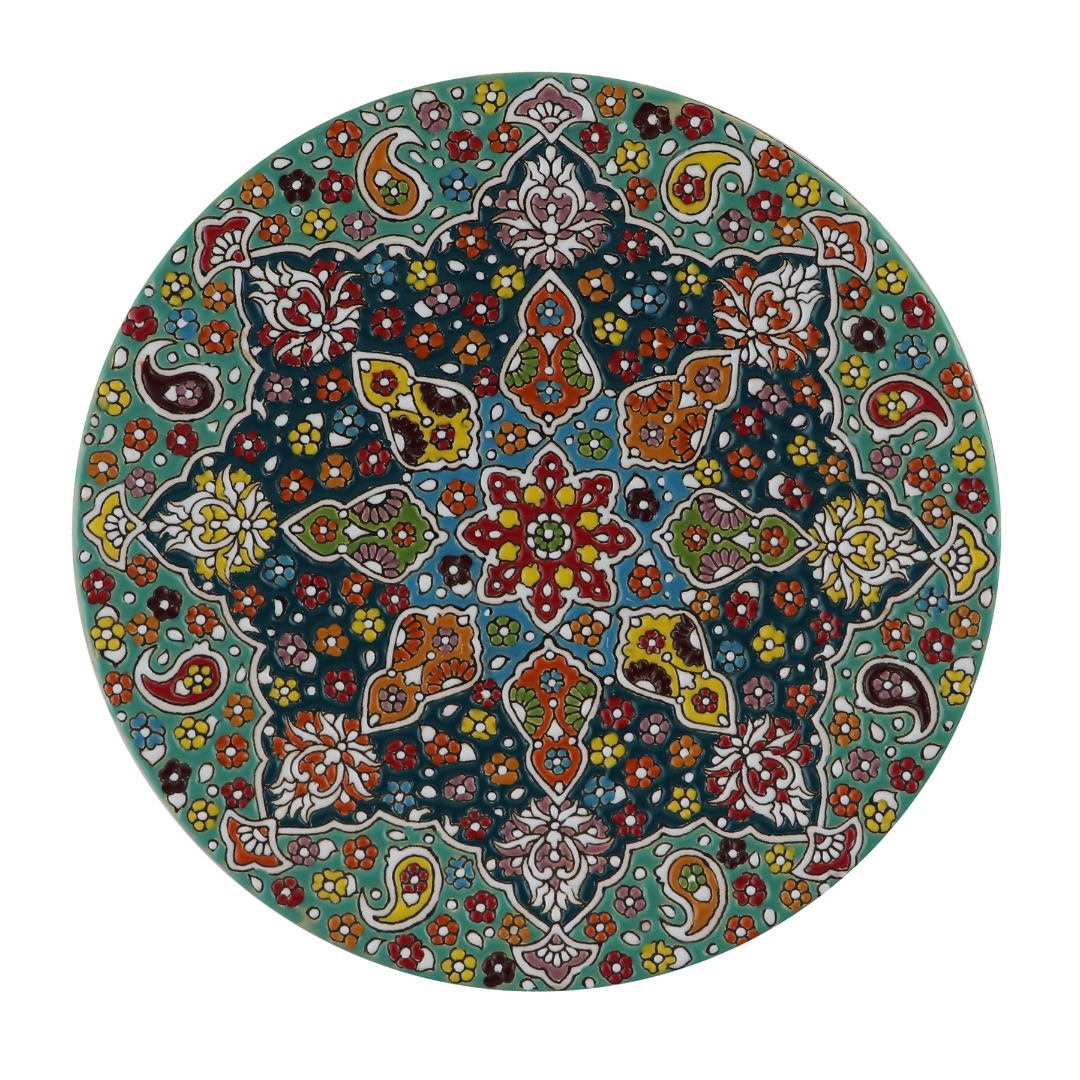 بشقاب میناکاری مدل B25M3