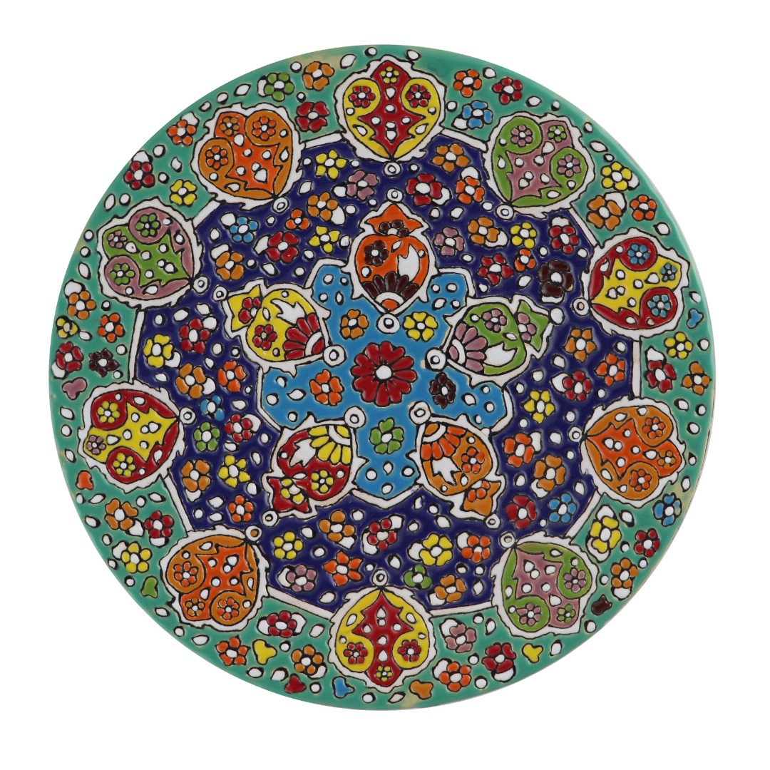 بشقاب میناکاری مدل B25M1