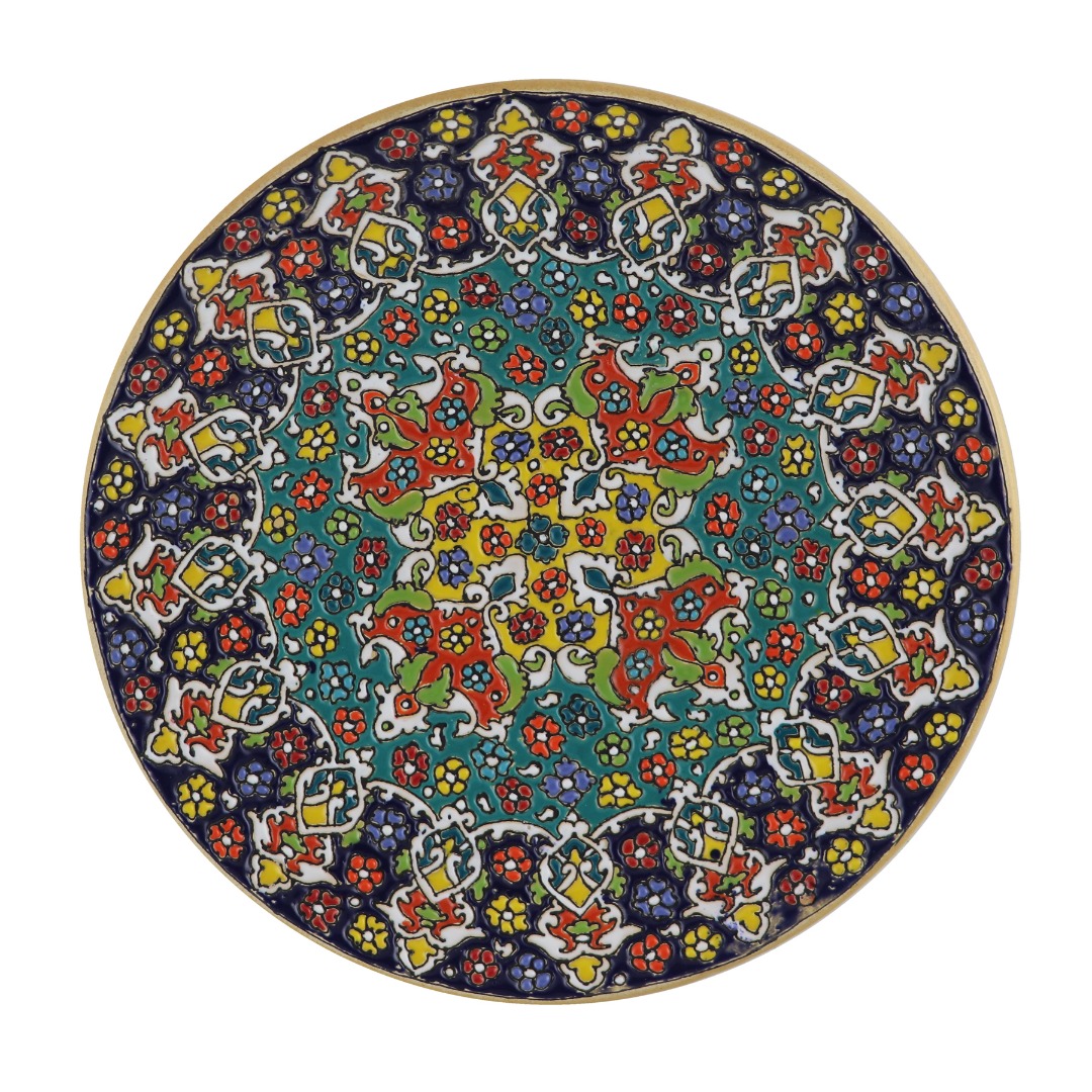 بشقاب میناکاری مدل B25M2