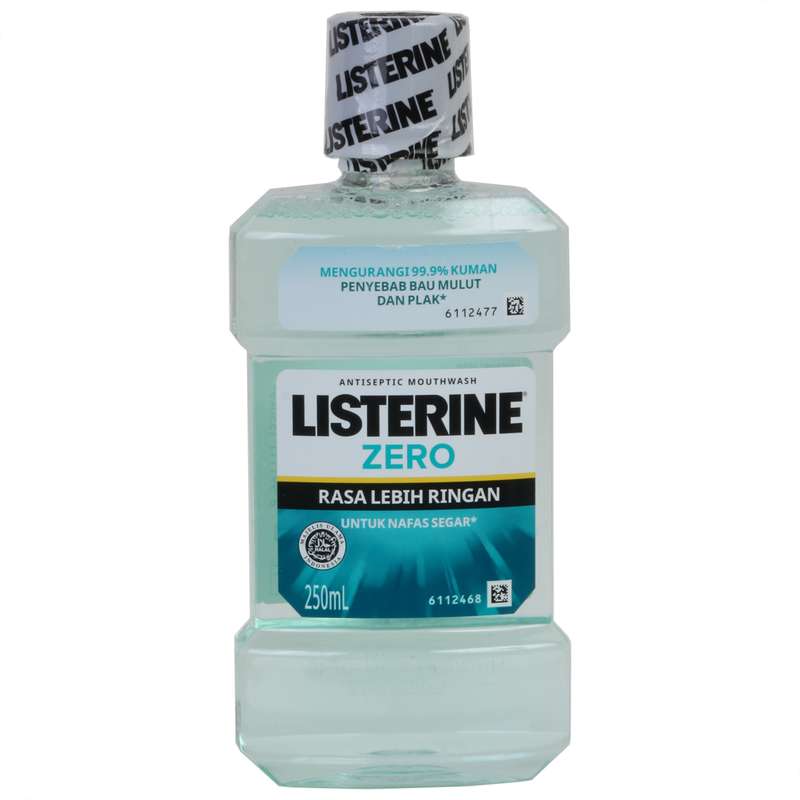 دهان شویه لیسترین مدل Zero حجم 250 میلی لیتر