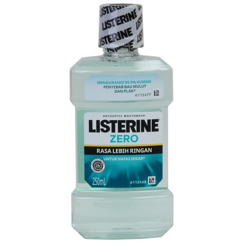 دهان شویه لیسترین مدل Zero حجم 250 میلی لیتر