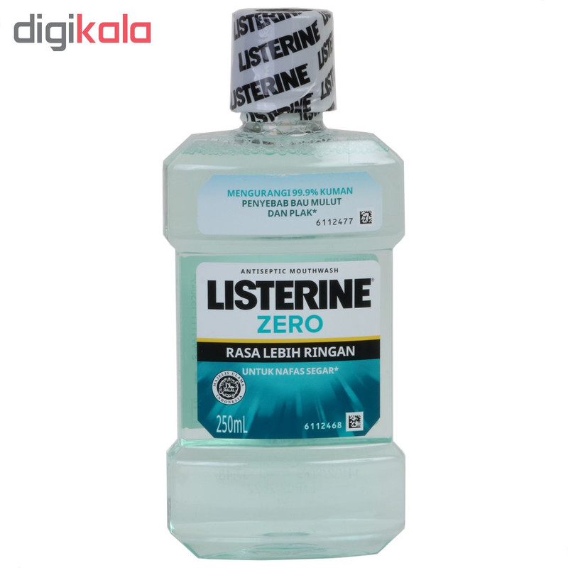 دهان شویه لیسترین مدل Zero حجم 250 میلی لیتر