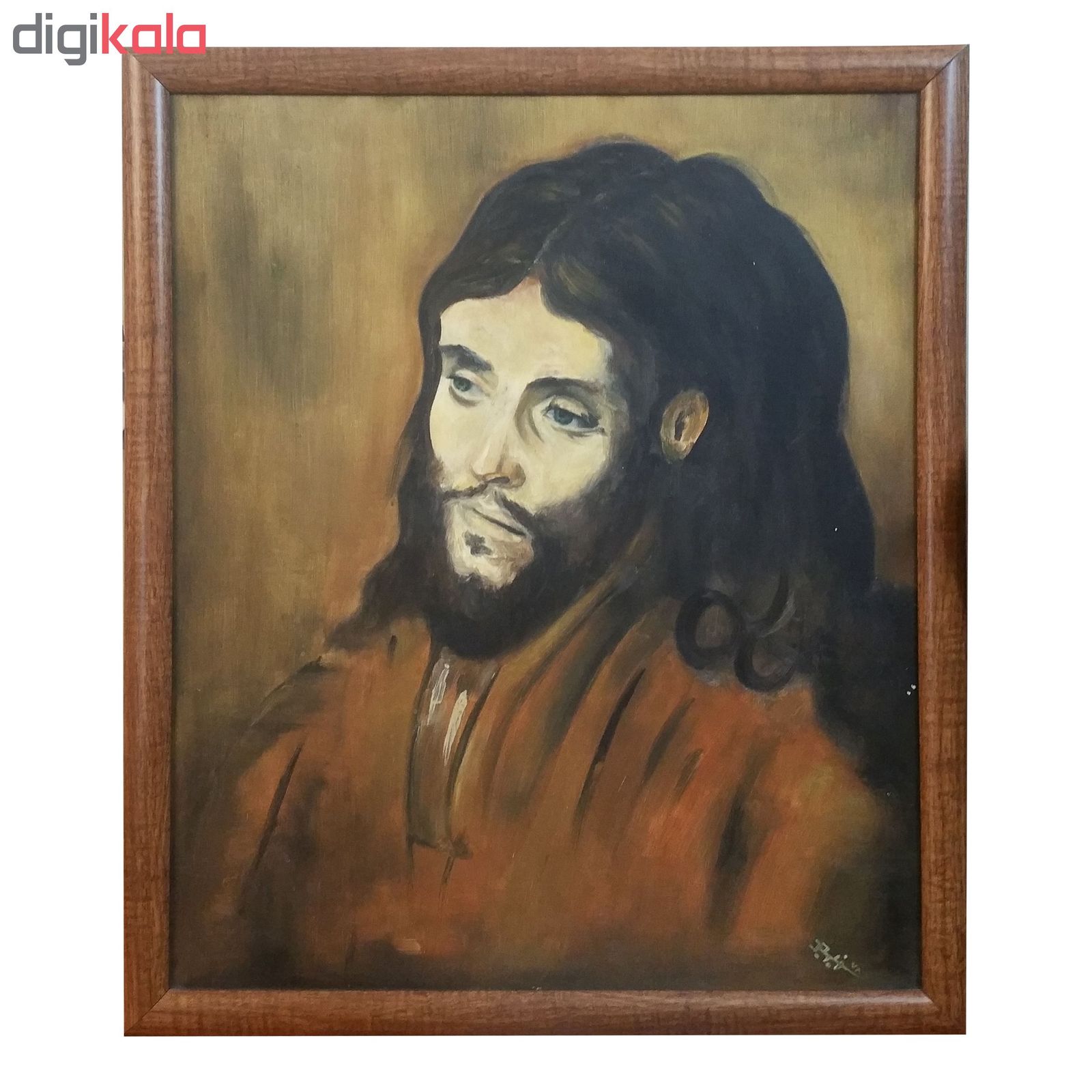 تابلو نقاشی رنگ روغن مدل عیسی مسیح کد ZBJ- 02