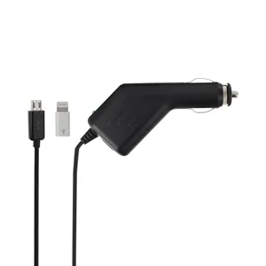 شارژر فندکی مدل AK703 به همراه مبدل لایتنینگ