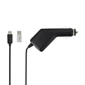 شارژر فندکی مدل AK703-FCM به همراه مبدل USB-C