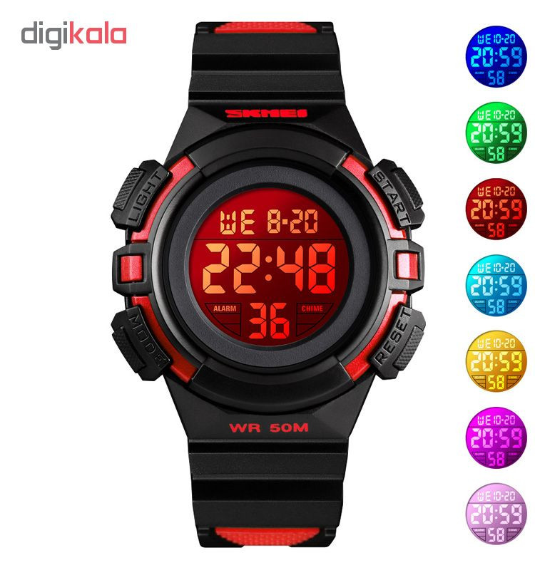 ساعت مچی دیجیتال بچگانه اسکمی مدل 1559R ساعت مچی دیجیتال بچگانه اسکمی مدل 1559R