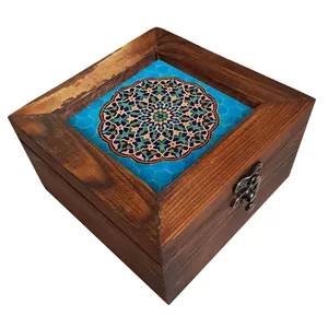 جعبه هدیه چوبی کد A02