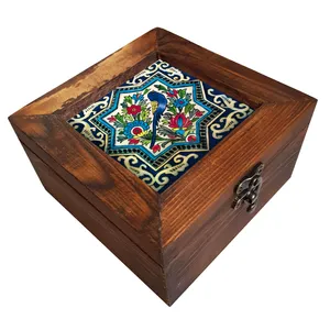 جعبه هدیه چوبی کد A24