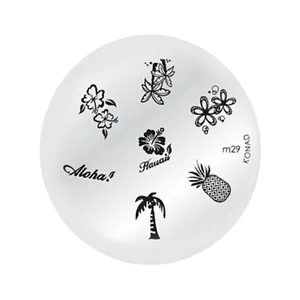 شابلون طراحی ناخن کناد کد m29