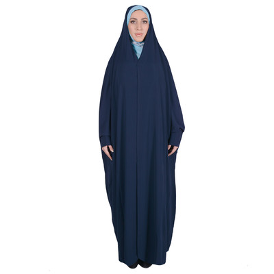 چادر دانشجویی شهر حجاب کد 01 رنگ سورمه ای