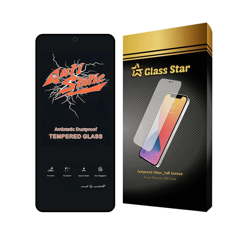 محافظ صفحه نمایش آنتی استاتیک گلس استار مدل ANTIDUSTSNW مناسب برای گوشی موبایل شیائومی Redmi Note 10 4G/Note 10s/Note 11 4G/Note 11s 4G