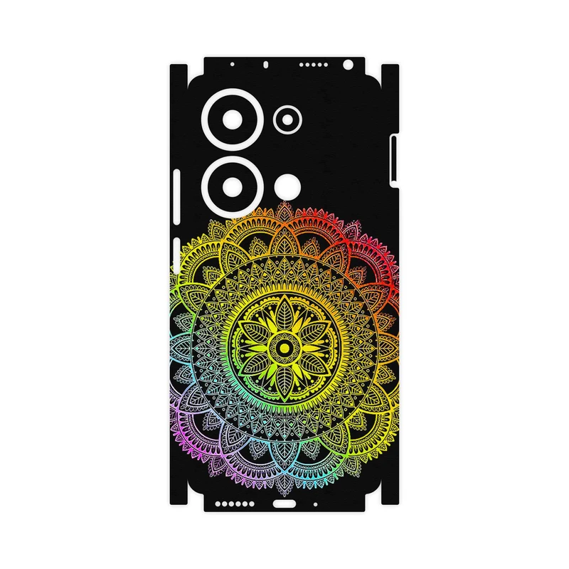 برچسب پوششی ماهوت مدل Mandala Design 4-FullSkin مناسب برای گوشی موبایل شیائومی Redmi Note 13 Pro 4G