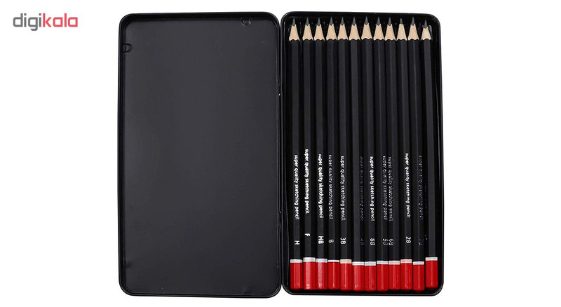 مداد مشکی اوسلون مدل USL-967 بسته 12 عددی