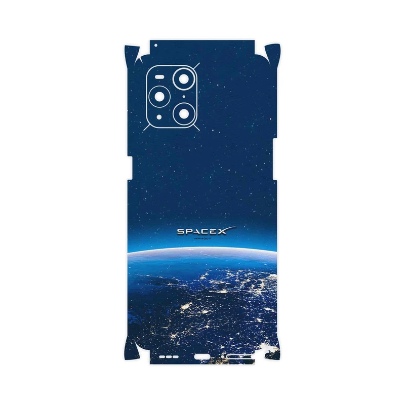 برچسب پوششی ماهوت مدل Space X-FullSkin مناسب برای گوشی موبایل اپو Find X3 Pro