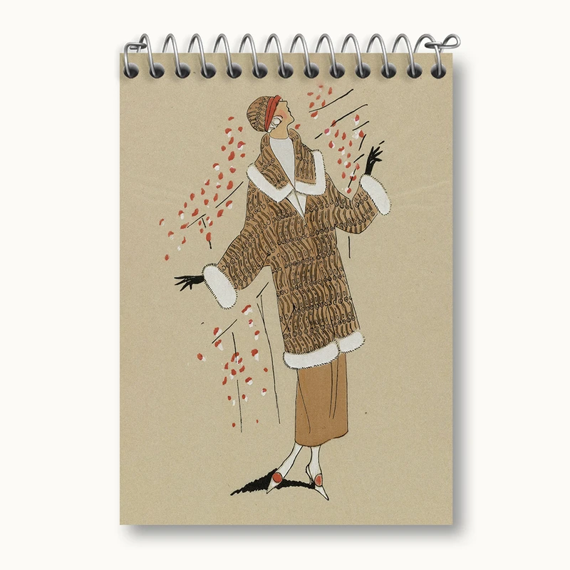 دفتر یادداشت 50 برگ خندالو طرح فیگور دخترانه کد N2469