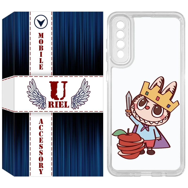 کاور یوریل مدل Clear کد 120 طرح لبوبو مناسب برای گوشی موبایل سامسونگ Galaxy A50 / A50S / A30S
