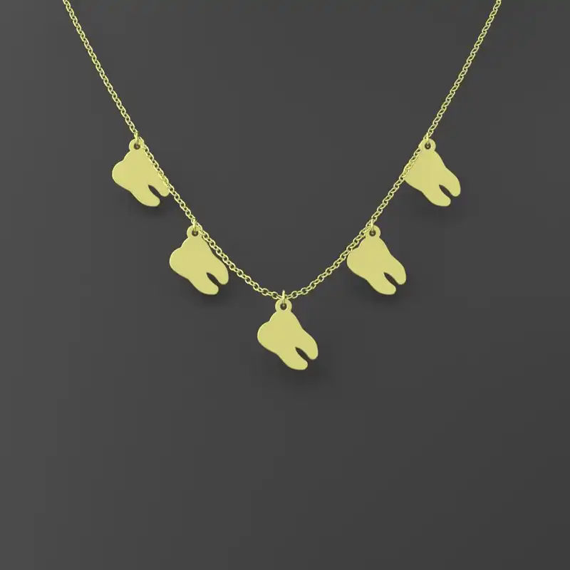 گردنبند طلا 18 عیار زنانه مدوپد مدل بی نهایت کد RNA12993