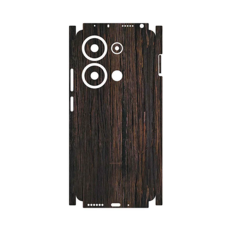 برچسب پوششی ماهوت مدل Burned_Wood-FullSkin مناسب برای گوشی موبایل شیائومی Poco M6 Pro 4G