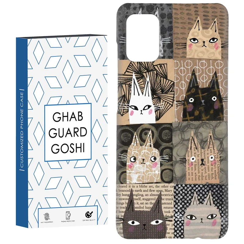 کاور قاب گارد گوشی طرح گربه کد Dimo-308 مناسب برای گوشی موبایل سامسونگ Galaxy A71