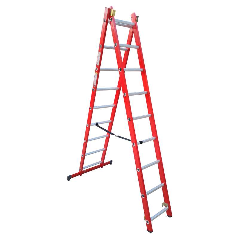 نردبان 18 پله اورست مدل کشویی 5m