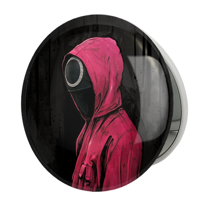 آینه جیبی خندالو طرح بازی مرکب Squid Game مدل تاشو کد 10808 