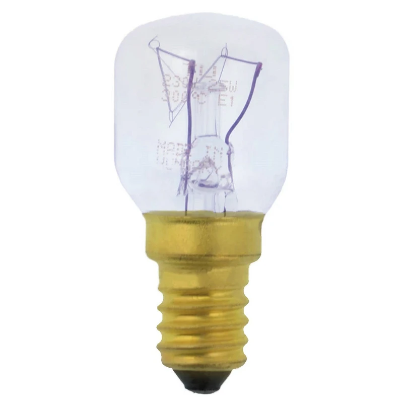 لامپ فر تنگسرام 25 وات مدل 300 درجه کد مناسب برای فر 25W-T25 بسته 10 عددی